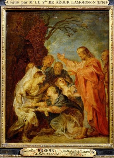 The Raising of Lazarus by Peter Paul Rubens